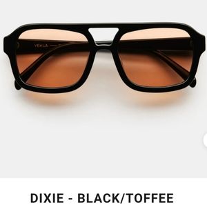 -NEW-VEHLA DIXIE - BLACK/TOFFEE SUNGLASSES